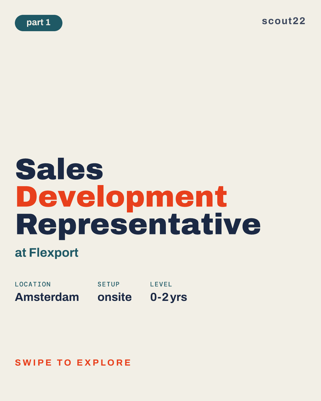 Sales Development Representative at Flexport