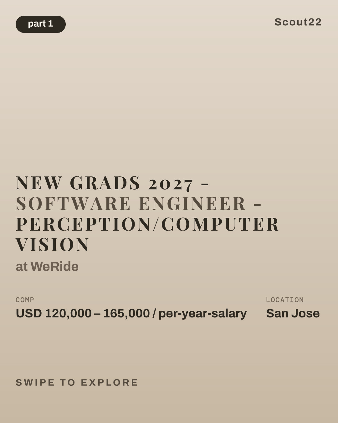 New Grads 2027 - Software Engineer - Perception/Computer Vision at WeRide