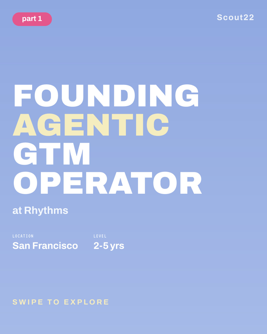 Founding Agentic GTM Operator at Rhythms