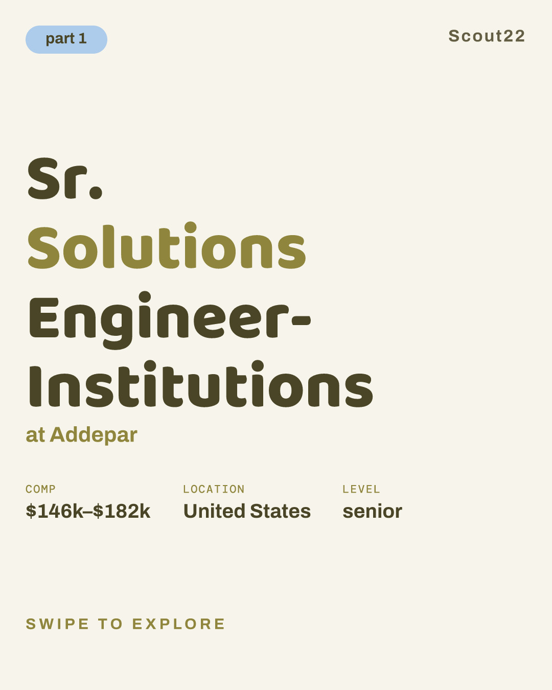 Sr. Solutions Engineer- Institutions at Addepar
