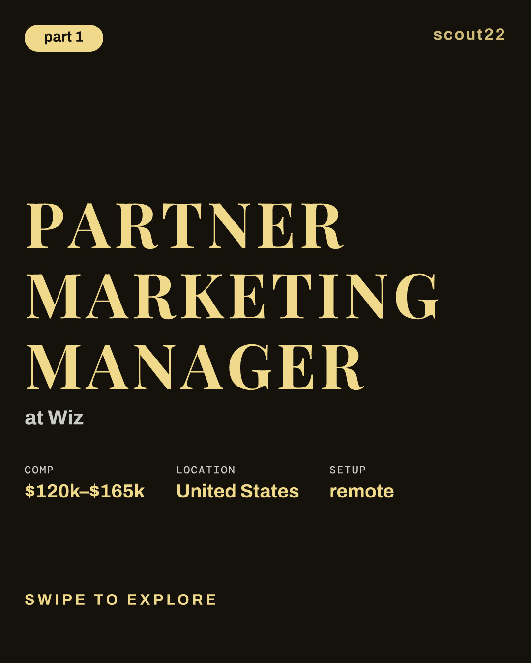 Partner Marketing Manager at Wiz