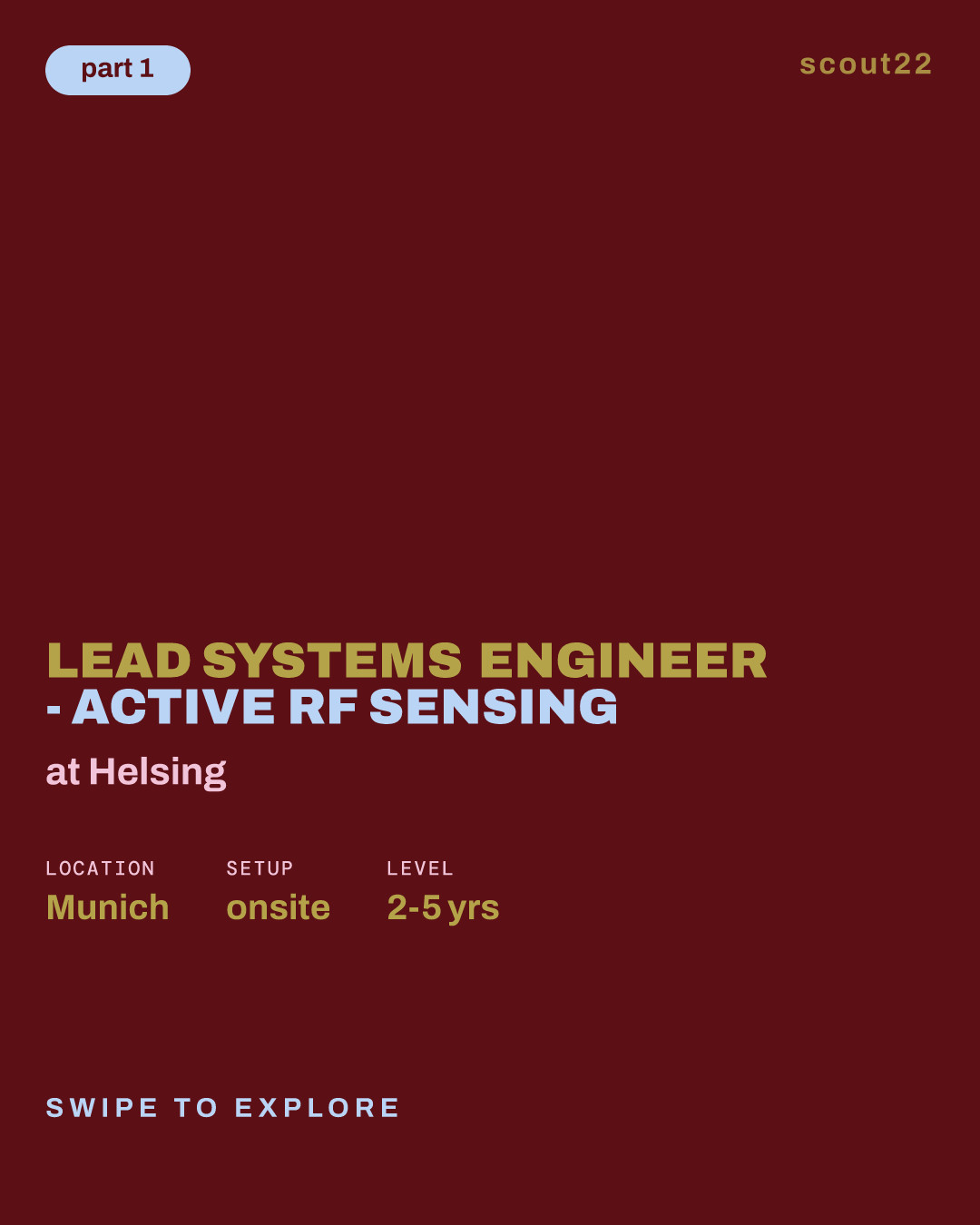 Lead Systems Engineer - Active RF Sensing at Helsing