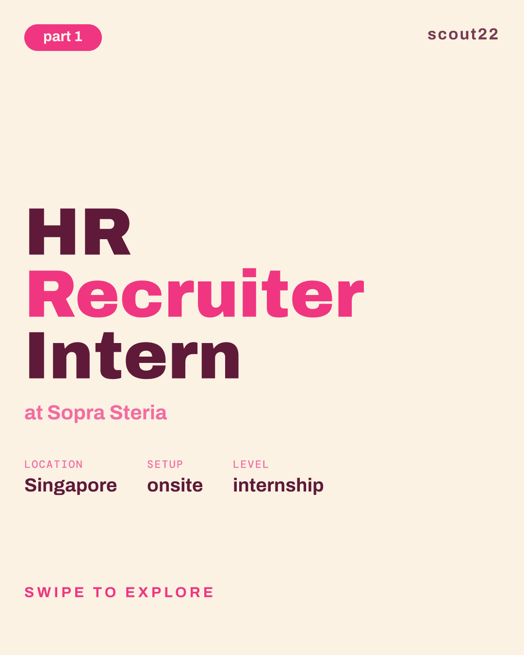 HR Recruiter Intern at Sopra Steria