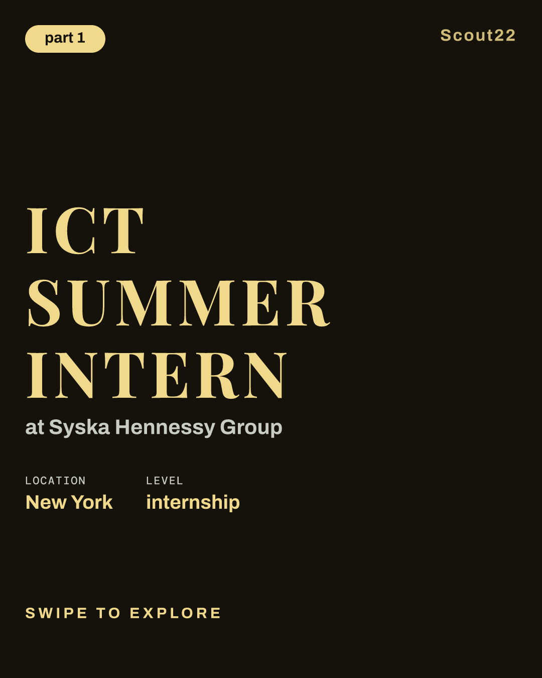 ICT Summer Intern at Syska Hennessy Group