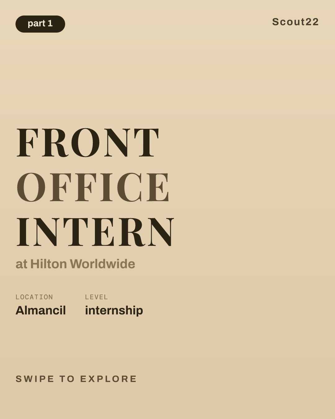 Front Office Intern at Hilton Worldwide