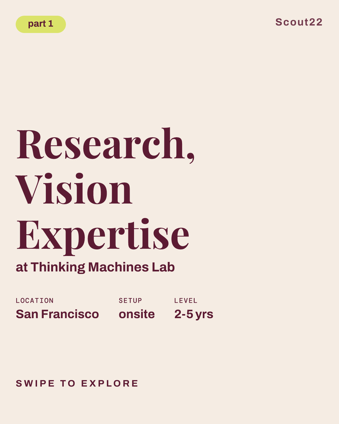 Research, Vision Expertise at Thinking Machines Lab