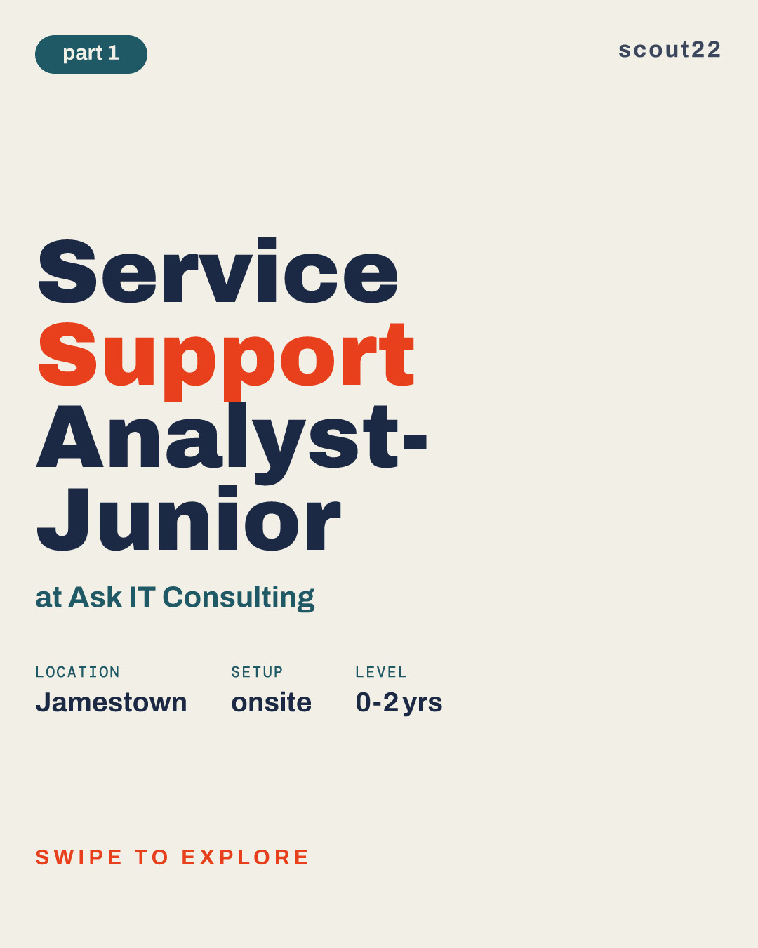 Service Support Analyst- Junior at Ask IT Consulting