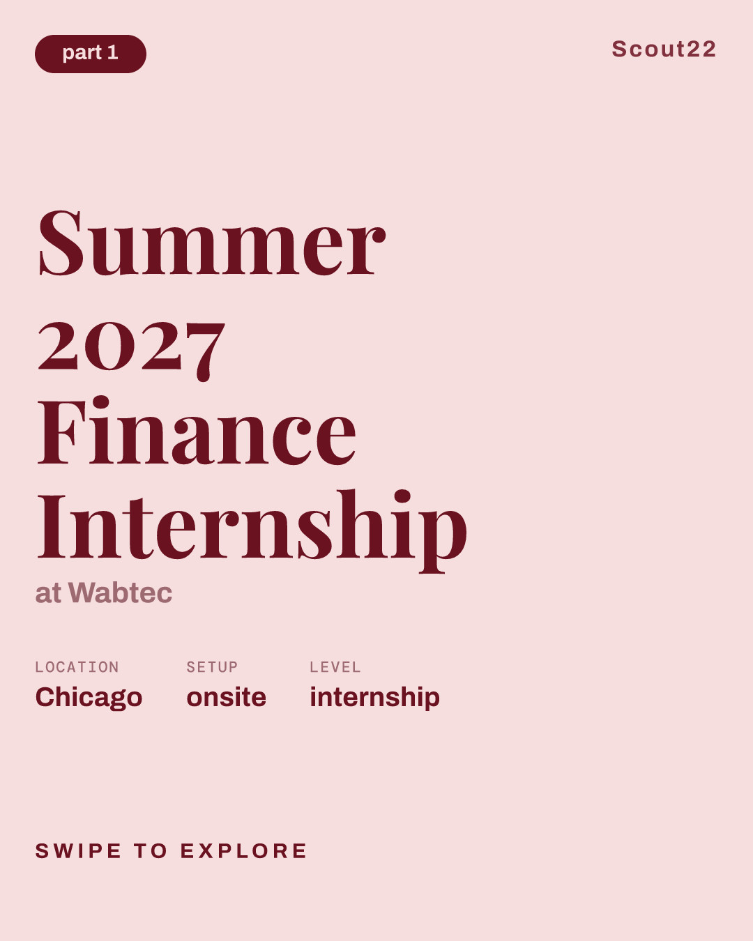 Summer 2027 Finance Internship at Wabtec