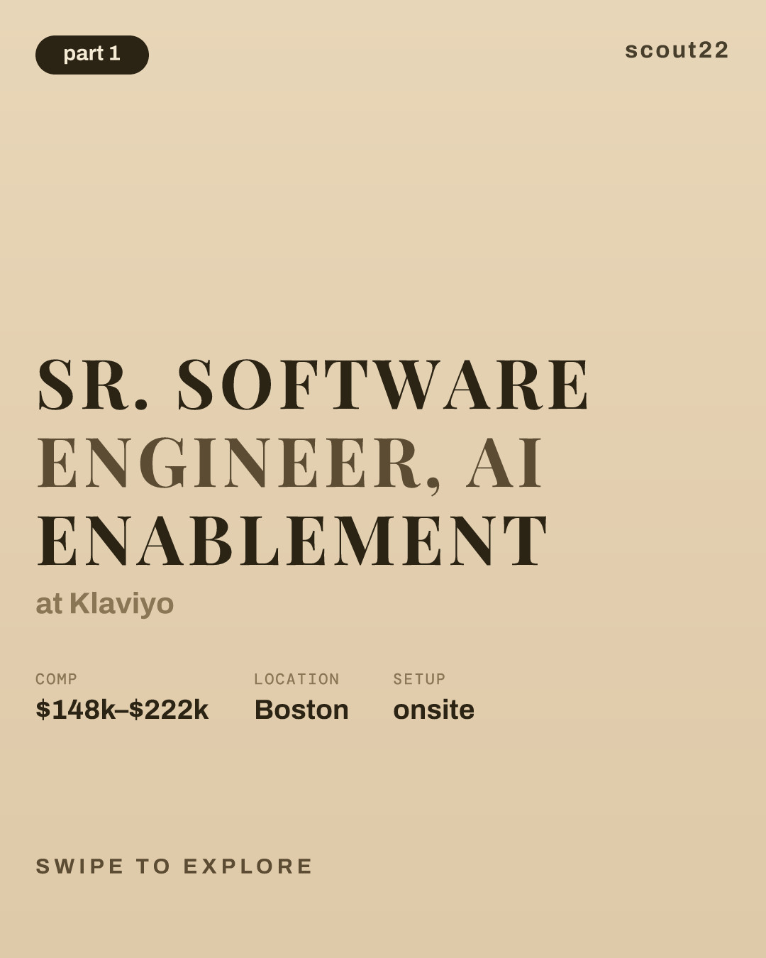 Sr. Software Engineer, AI Enablement at Klaviyo
