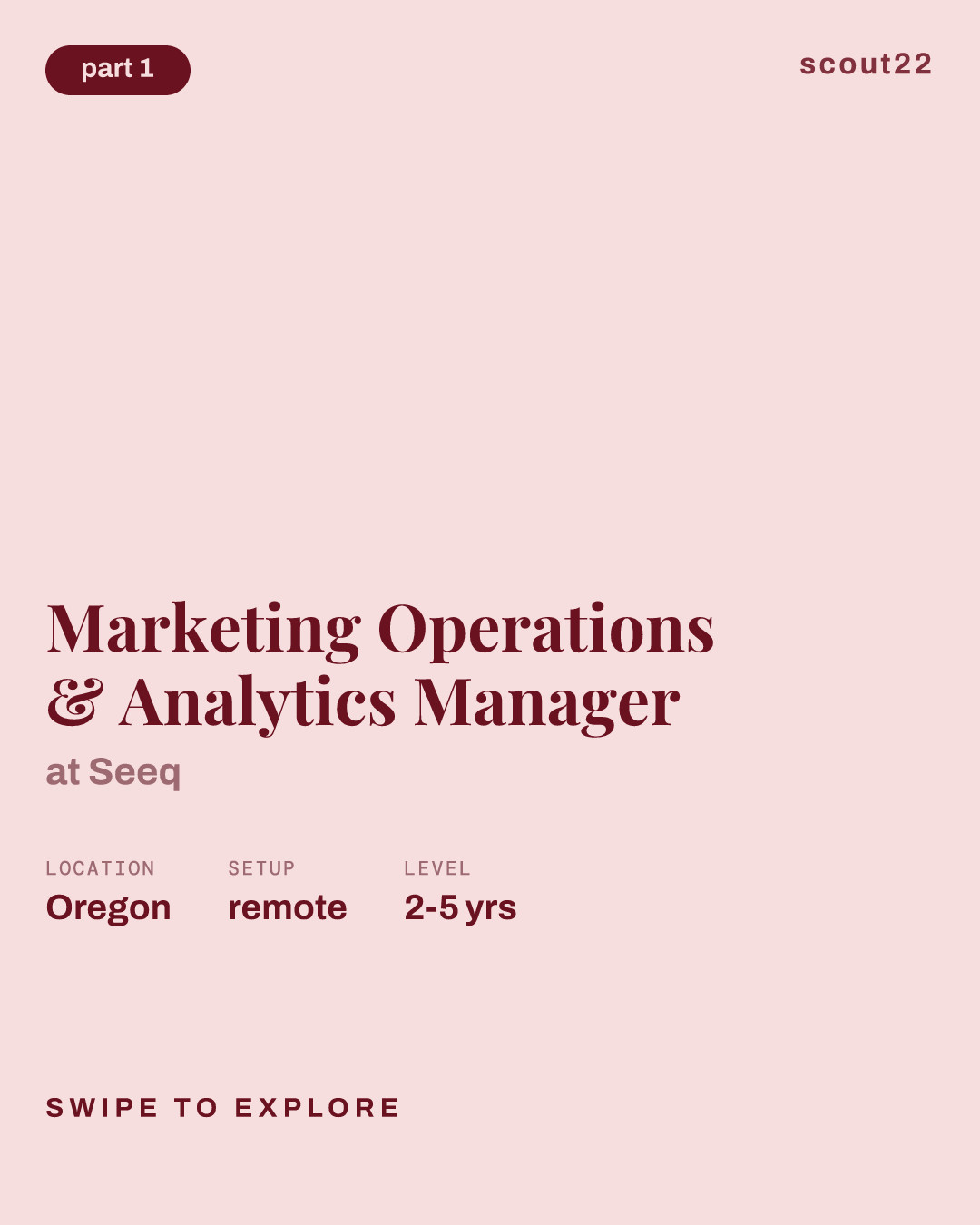 Marketing Operations & Analytics Manager at Seeq