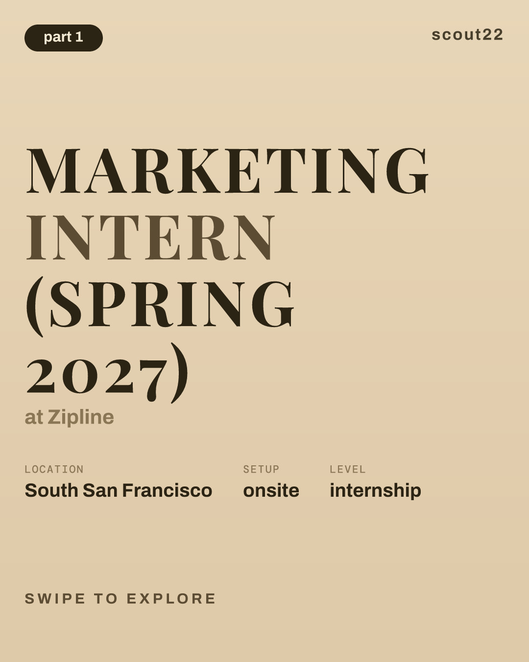 Marketing Intern (Spring 2027) at Zipline