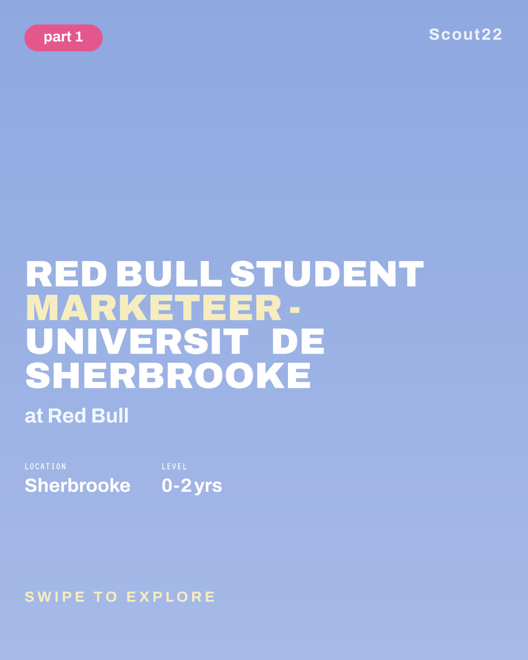Red Bull Student Marketeer - Université de Sherbrooke at Red Bull