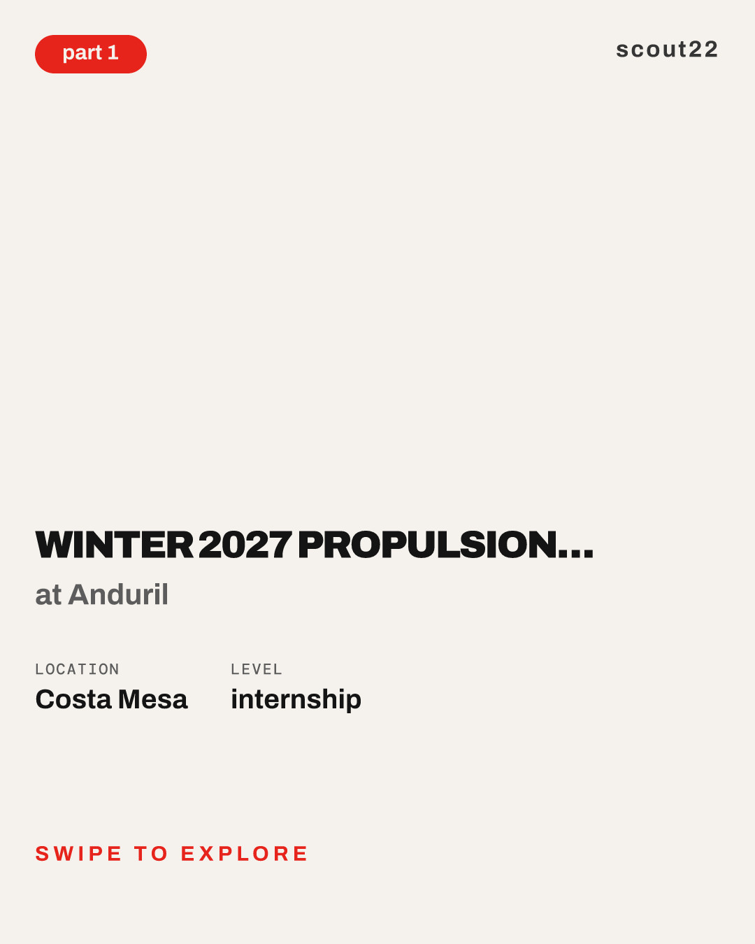 Winter 2027 Propulsion Engineer Co-op at Anduril