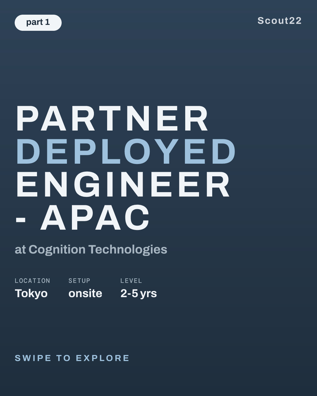 Partner Deployed Engineer - APAC at Cognition Technologies