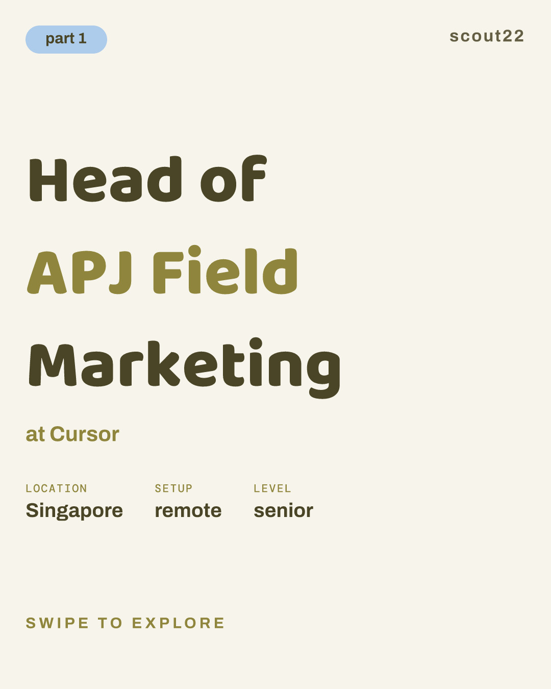 Head of APJ Field Marketing at Cursor