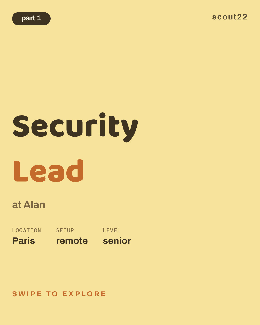 Security Lead at Alan