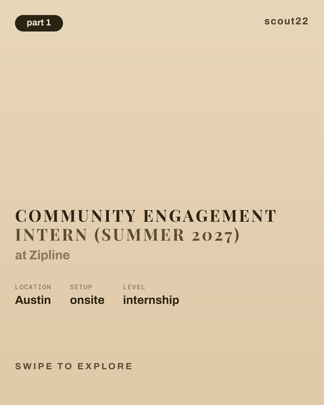 Community Engagement Intern (Summer 2027) at Zipline