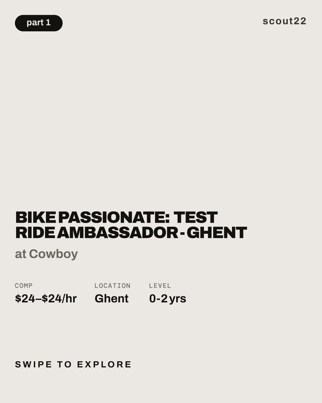 Bike Passionate: Test Ride Ambassador - Ghent at Cowboy