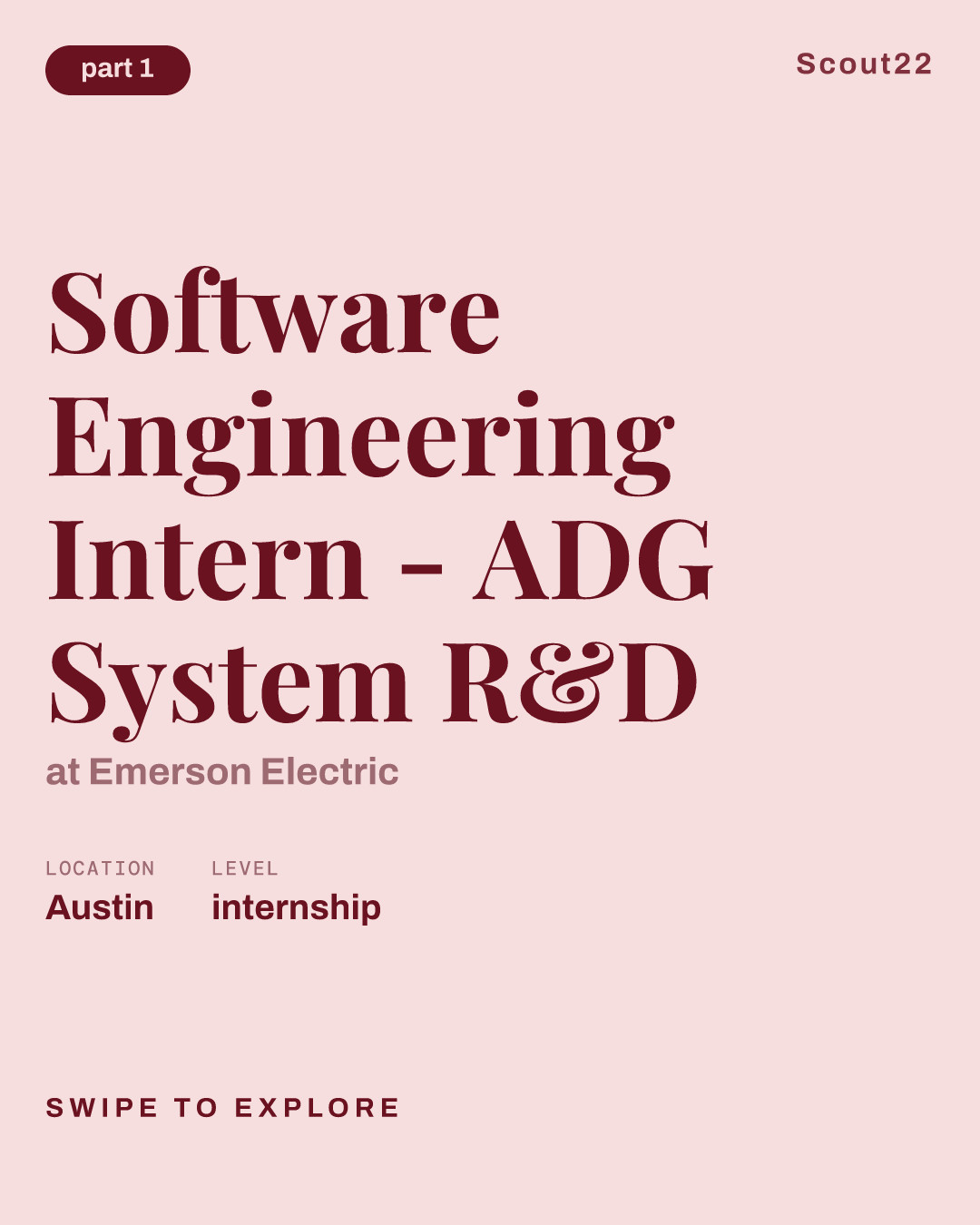 Software Engineering Intern - ADG System R&D at Emerson Electric