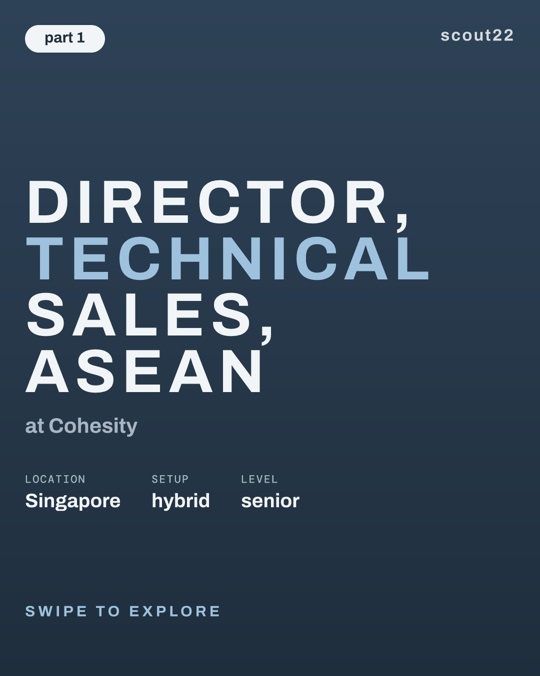 Director, Technical Sales, ASEAN at Cohesity