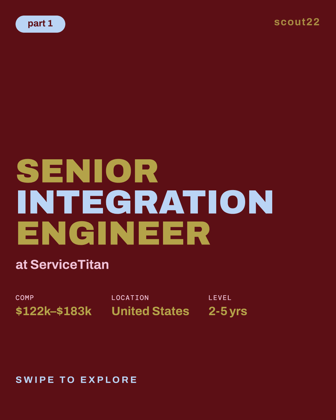 Senior Integration Engineer at ServiceTitan