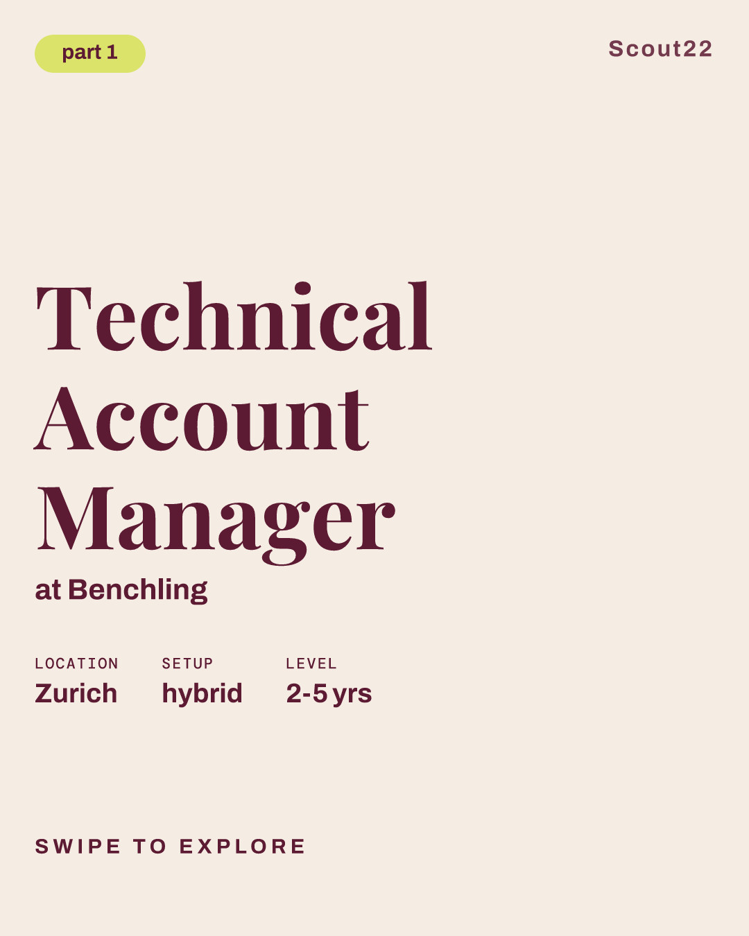 Technical Account Manager at Benchling