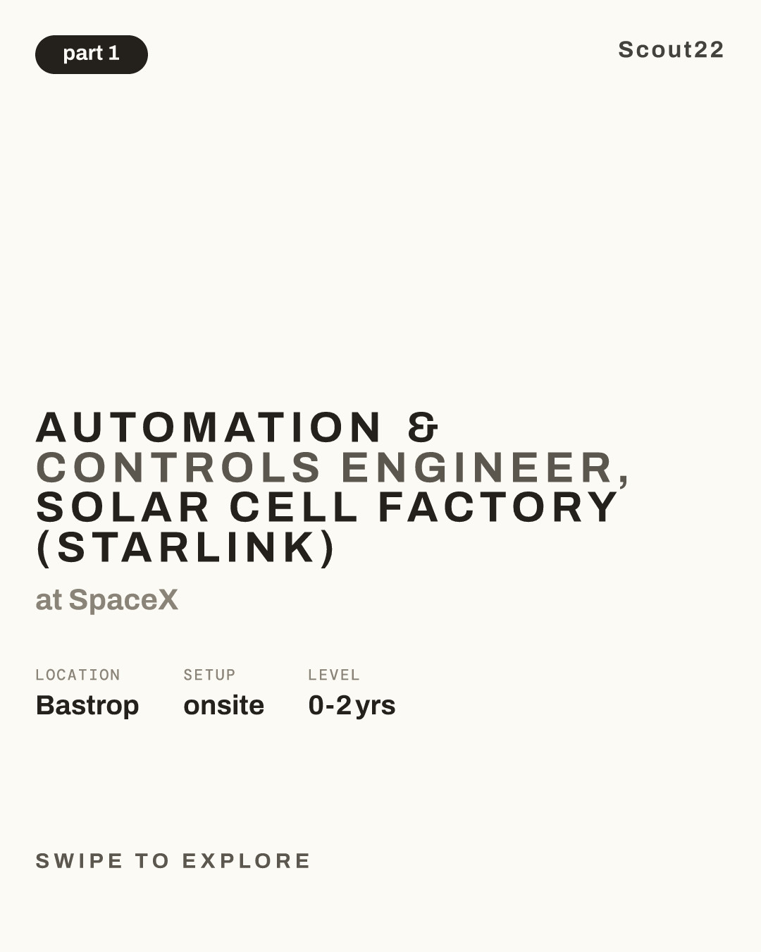 Automation & Controls Engineer, Solar Cell Factory (Starlink) at SpaceX