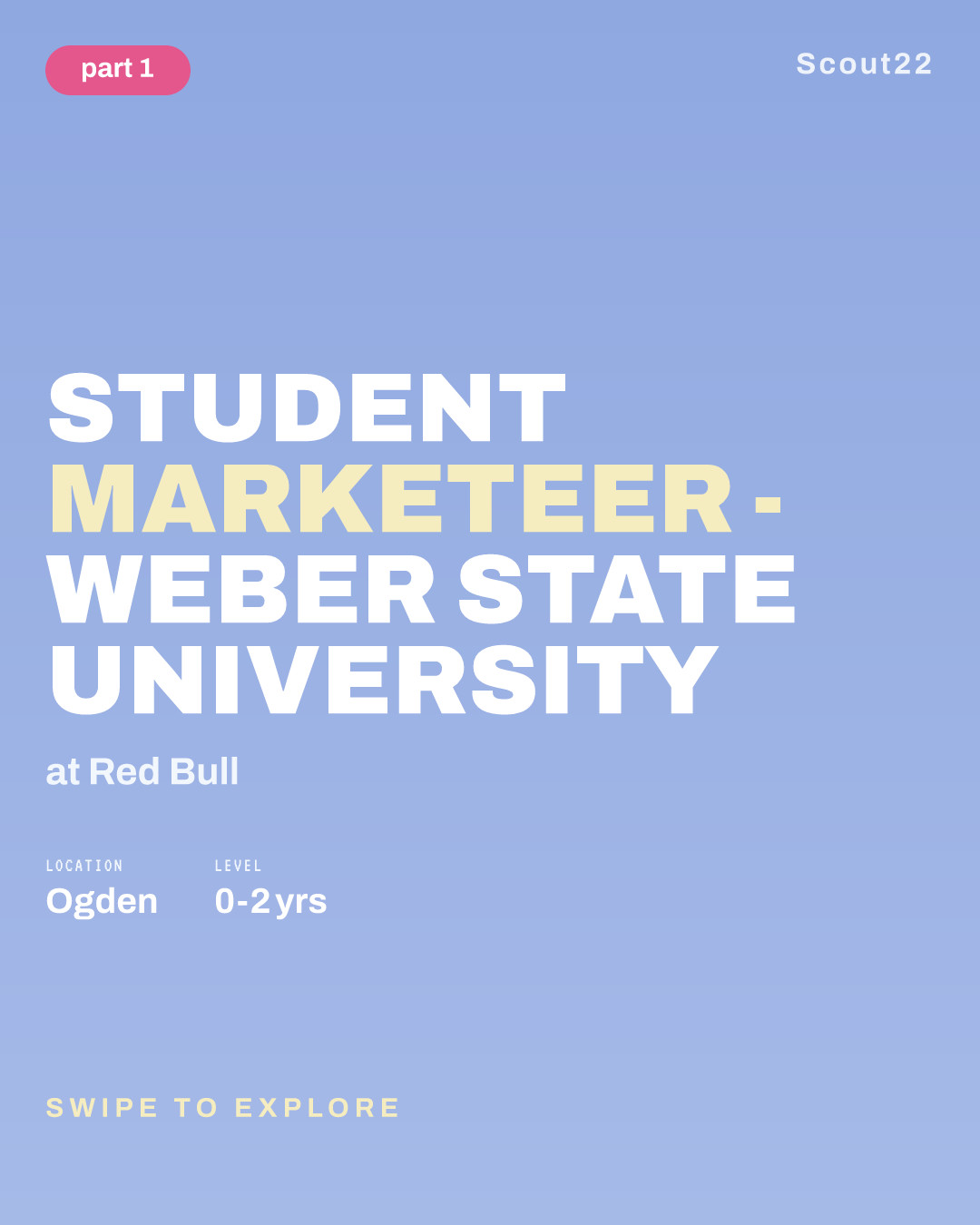 Student Marketeer - Weber State University at Red Bull