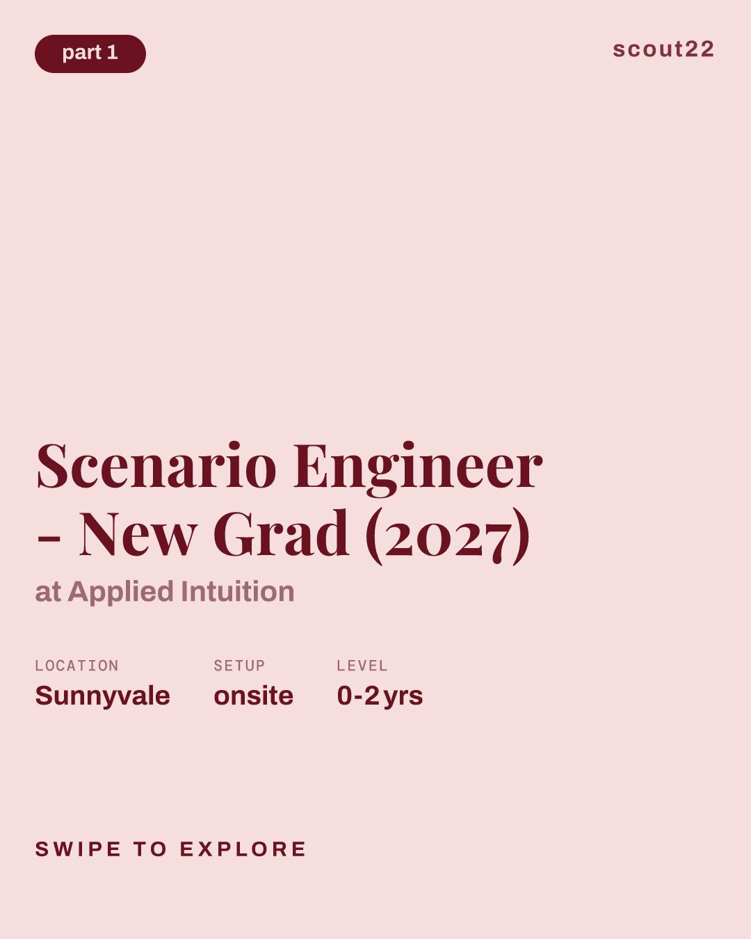 Scenario Engineer - New Grad (2027) at Applied Intuition