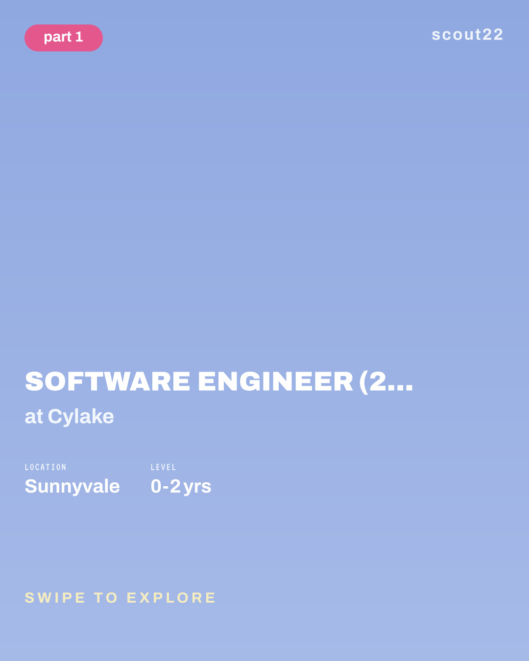 Software Engineer (2027 University Grad) at Cylake