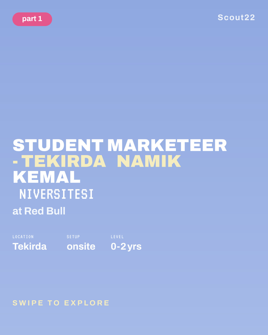 Student Marketeer - Tekirdağ Namık Kemal Üniversitesi at Red Bull