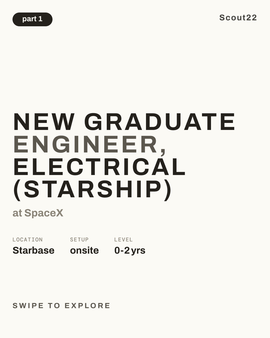 New Graduate Engineer, Electrical (Starship) at SpaceX