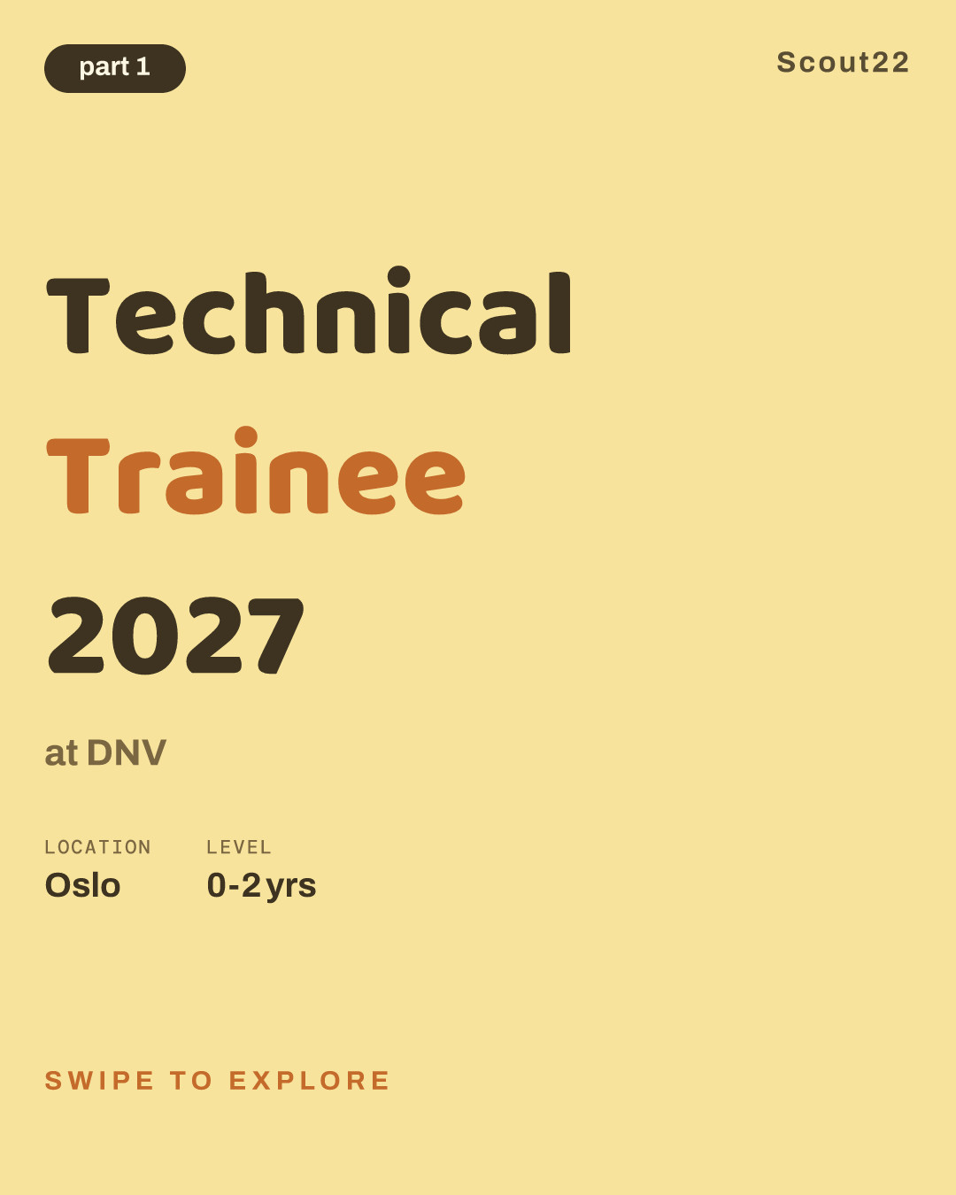 Technical Trainee 2027 at DNV