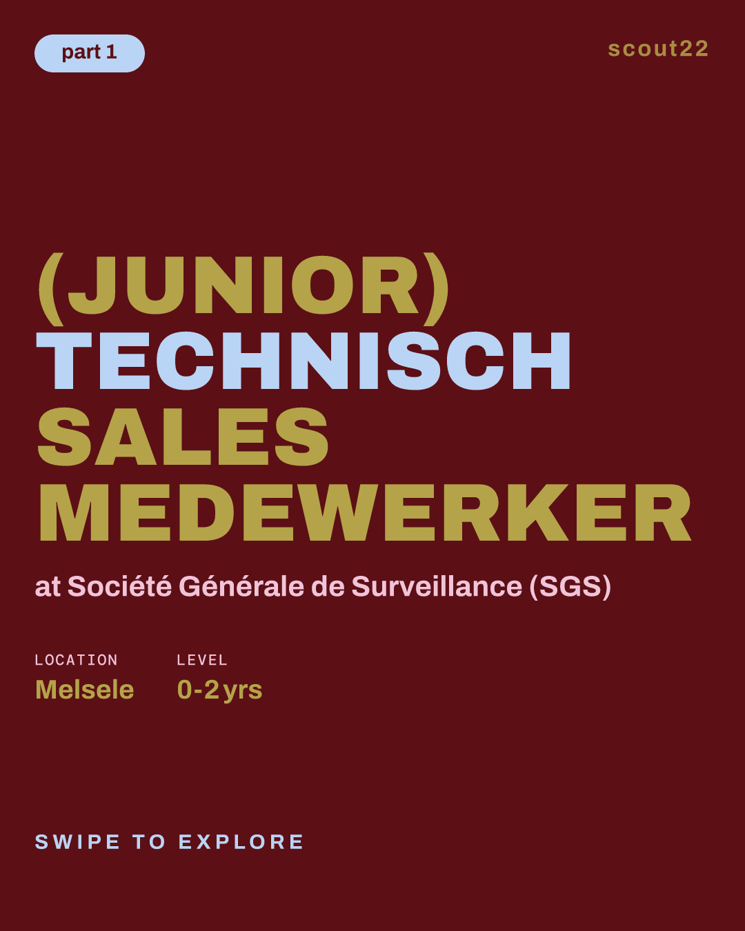 (Junior) technisch sales medewerker at Société Générale de Surveillance (SGS)