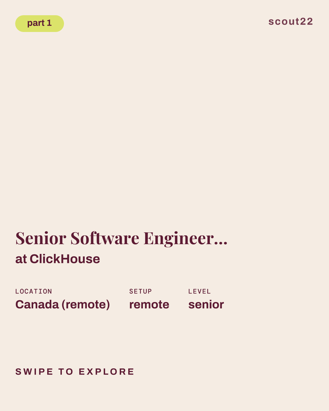 Senior Software Engineer - Postgres at ClickHouse