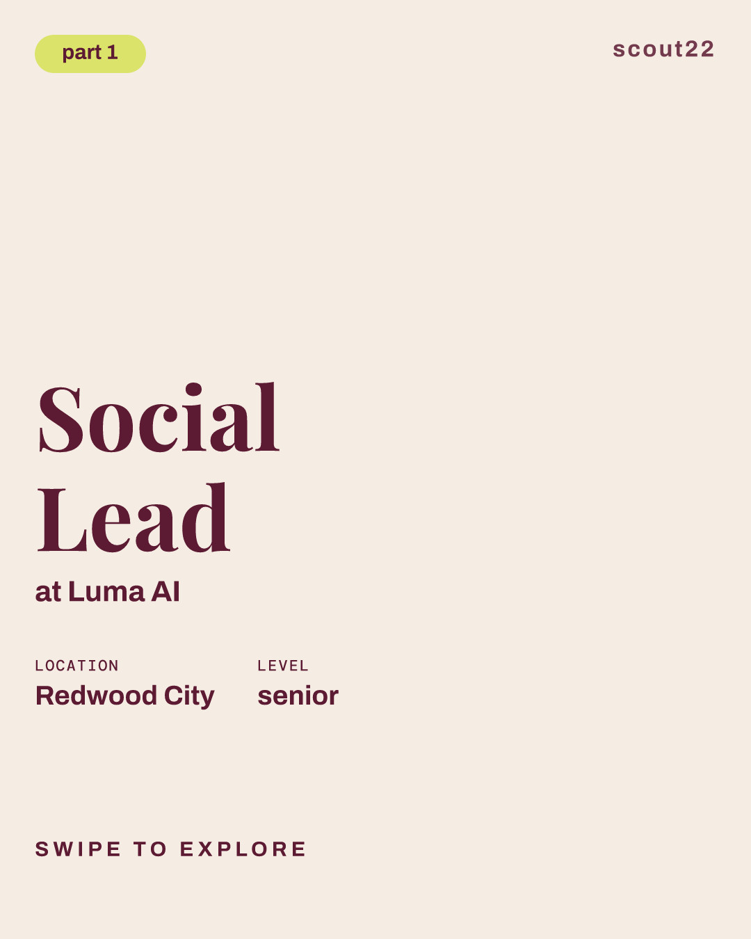 Social Lead at Luma AI