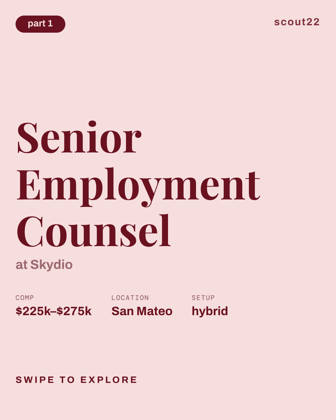 Senior Employment Counsel at Skydio