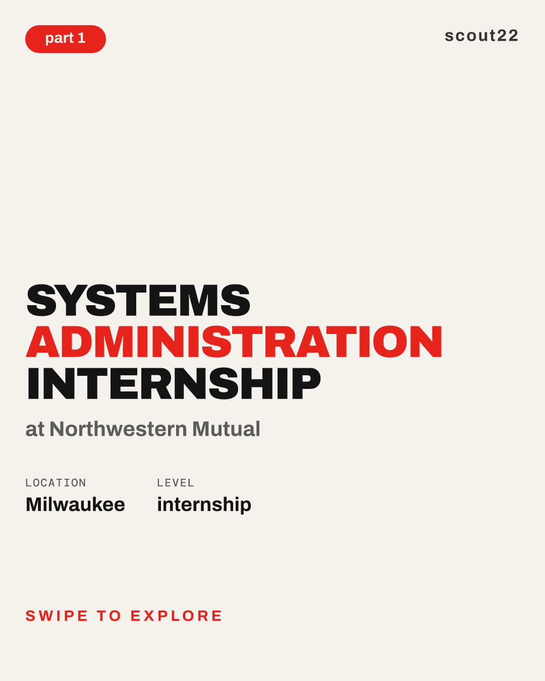 Systems Administration Internship at Northwestern Mutual