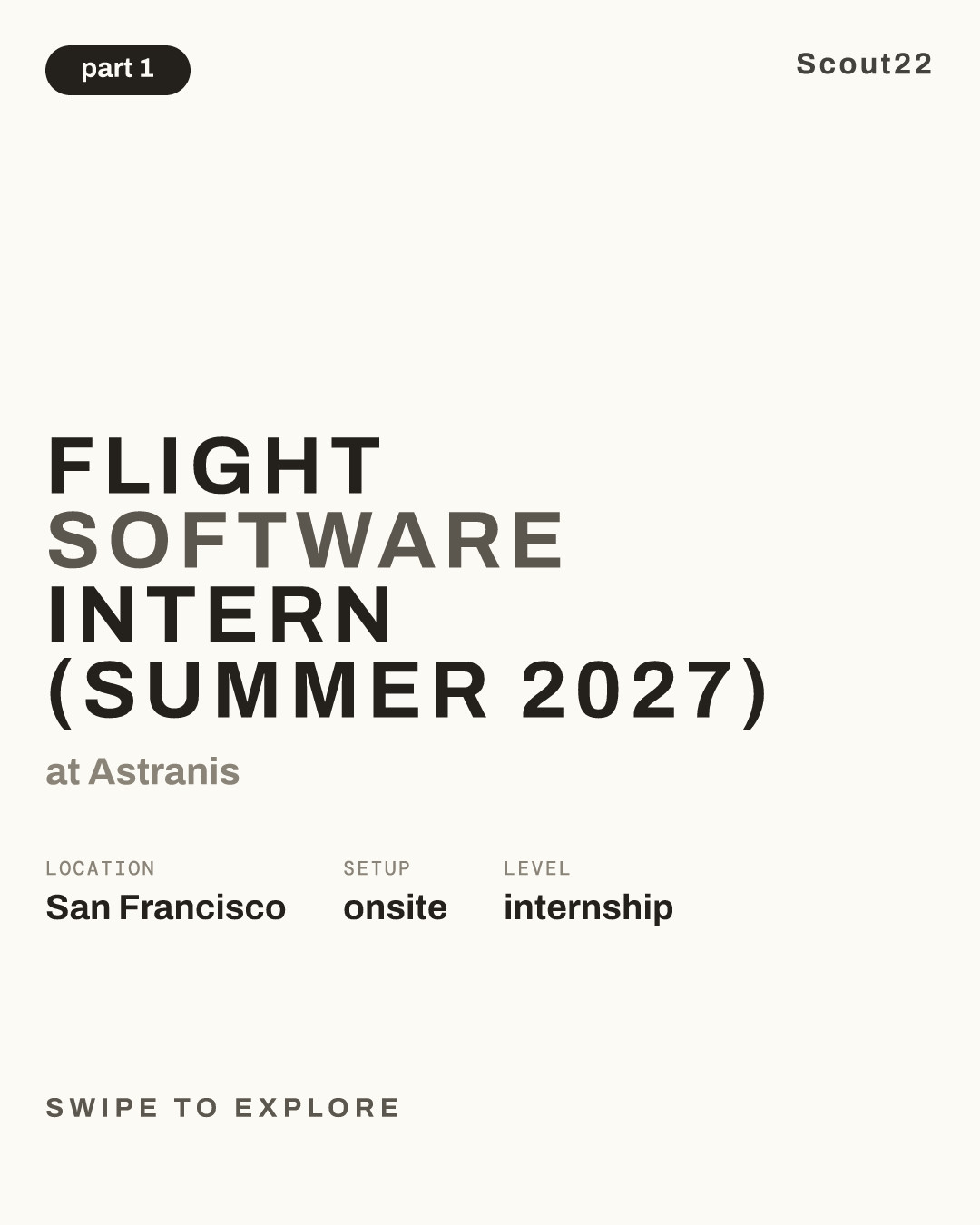 Flight Software Intern (Summer 2027) at Astranis