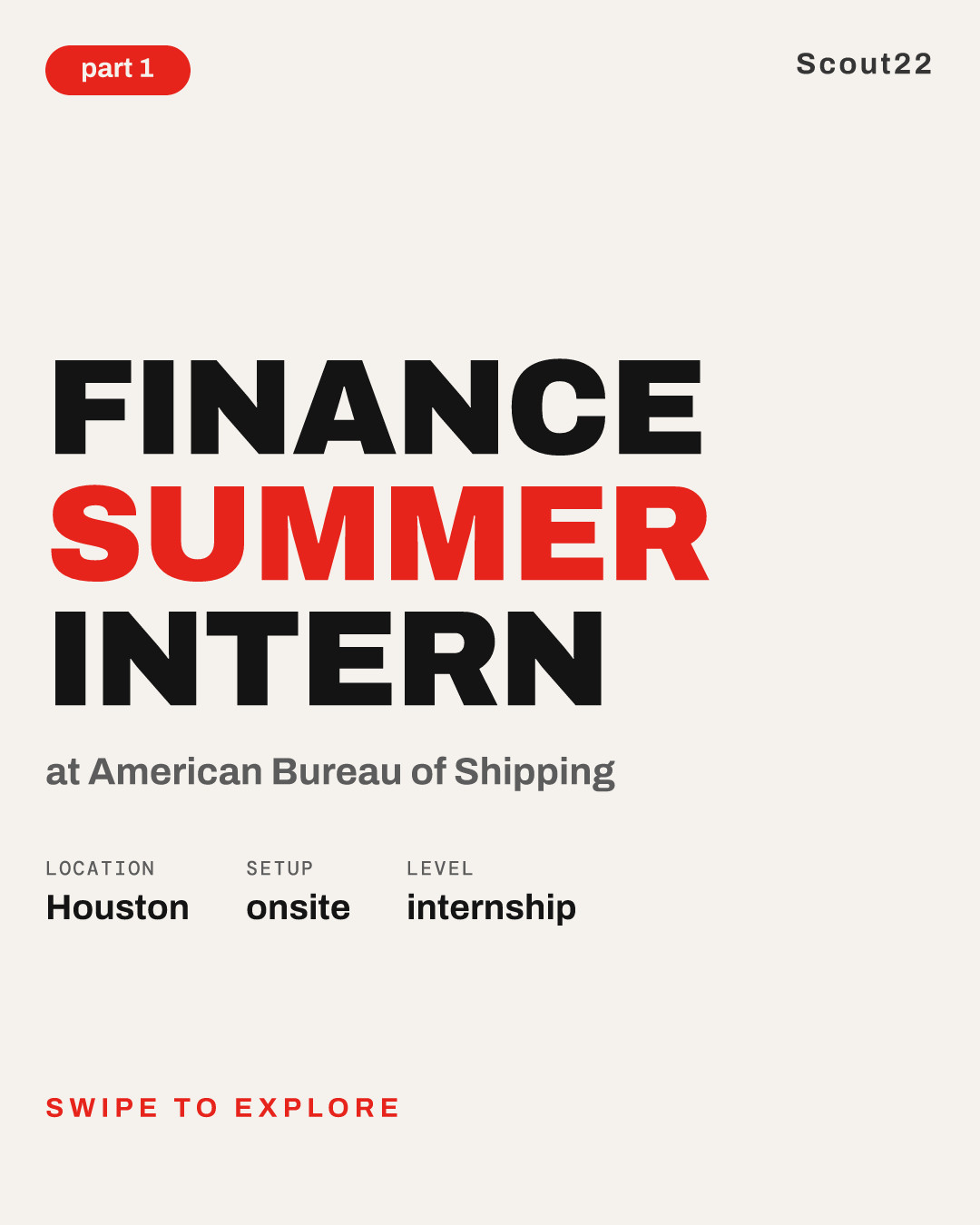 Finance Summer Intern at American Bureau of Shipping