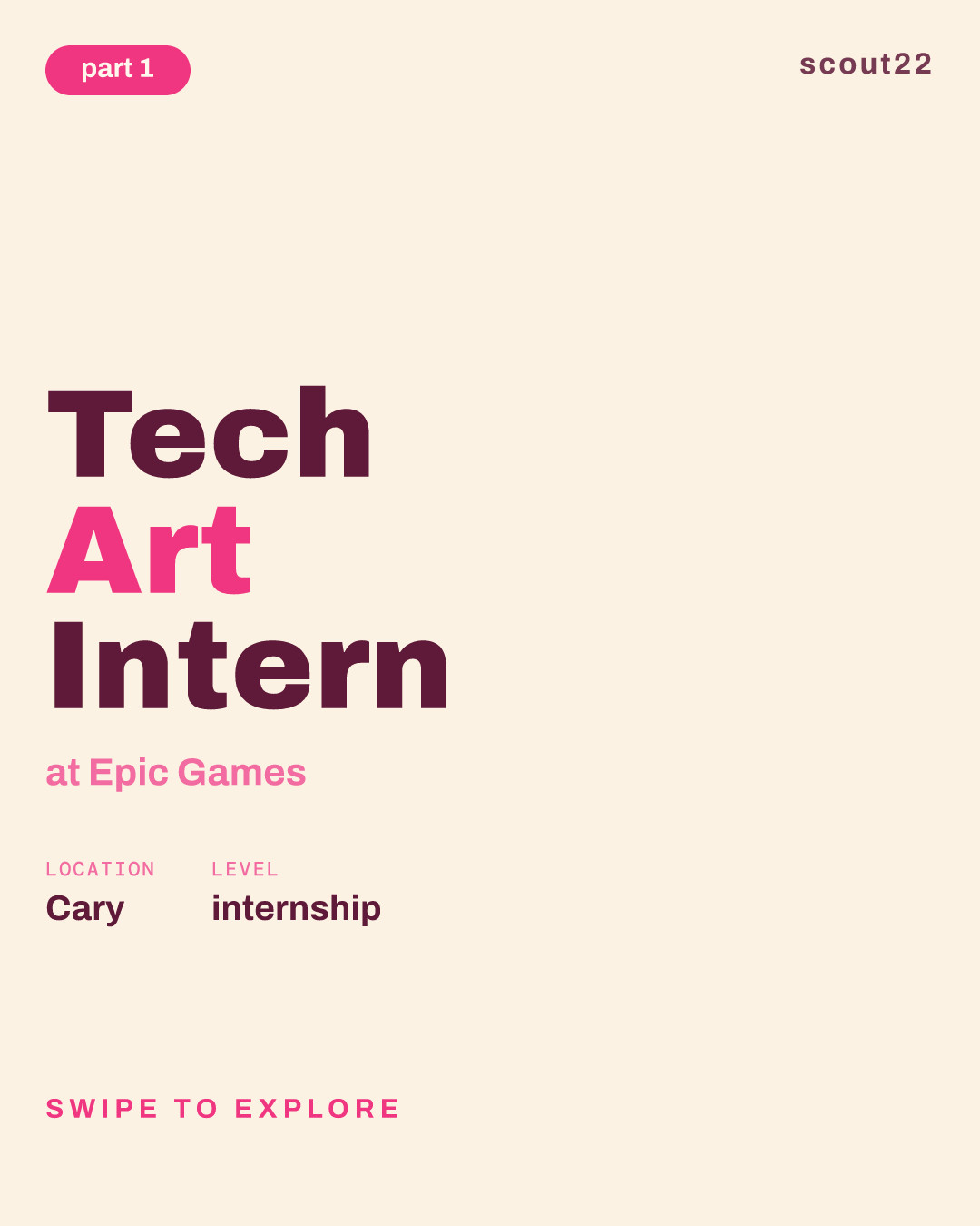 Tech Art Intern at Epic Games
