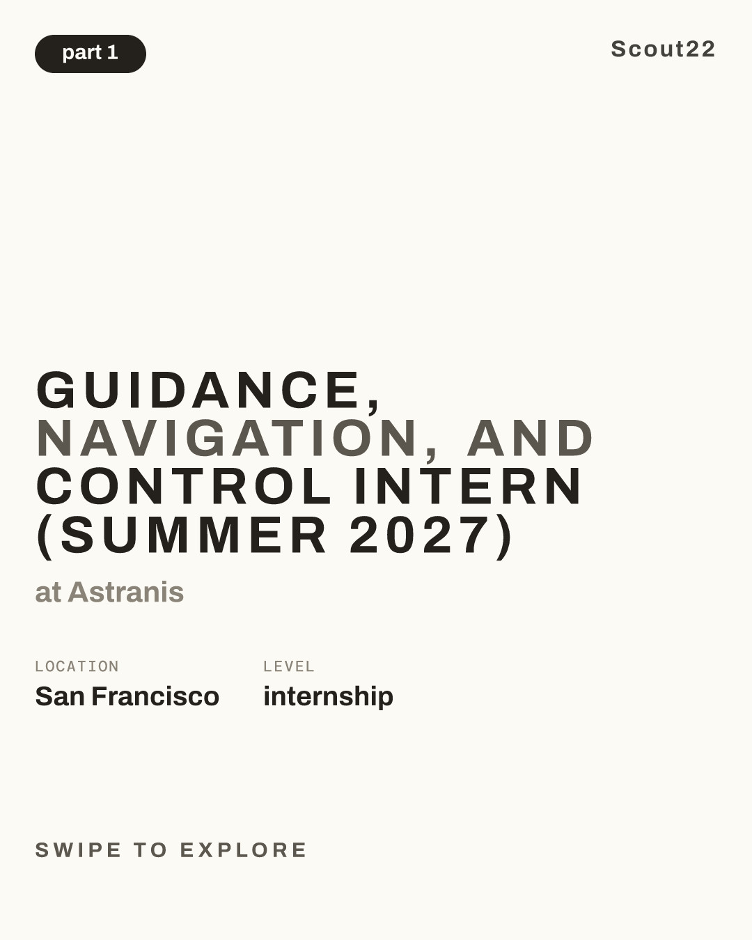 Guidance, Navigation, and Control Intern (Summer 2027) at Astranis