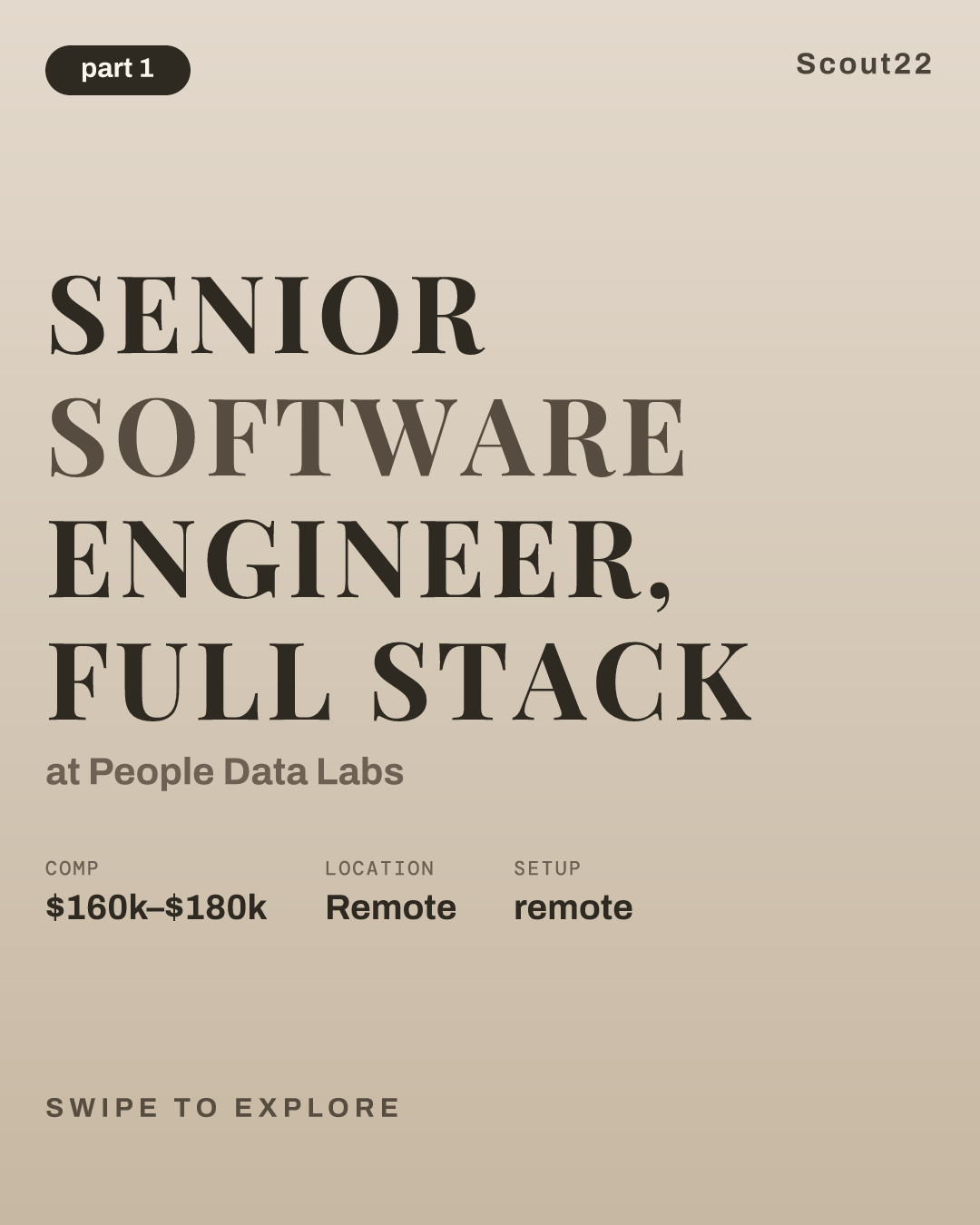 Senior Software Engineer, Full Stack at People Data Labs