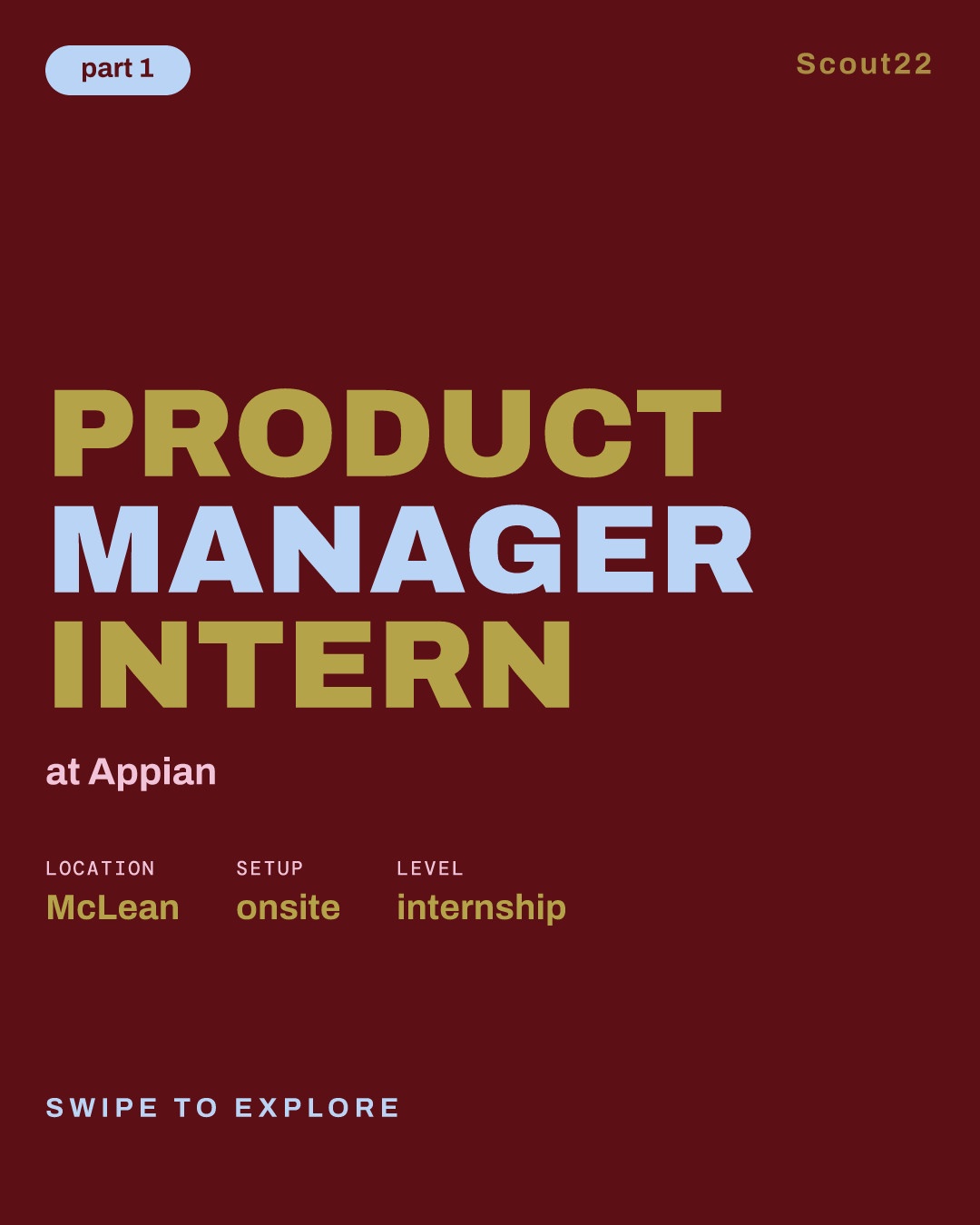 Product Manager Intern at Appian