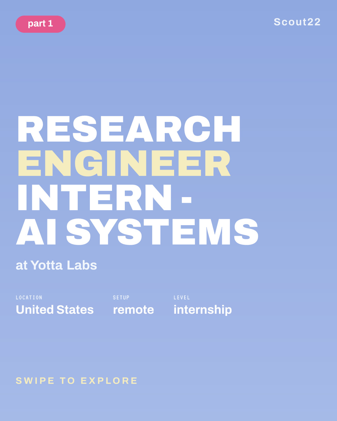 Research Engineer Intern - AI Systems at Yotta Labs