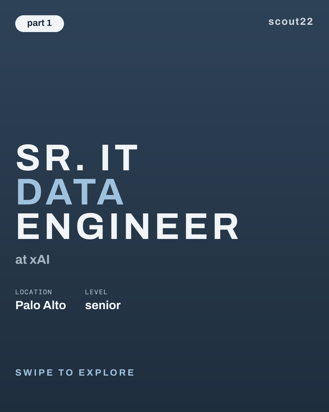 Sr. IT Data Engineer at xAI