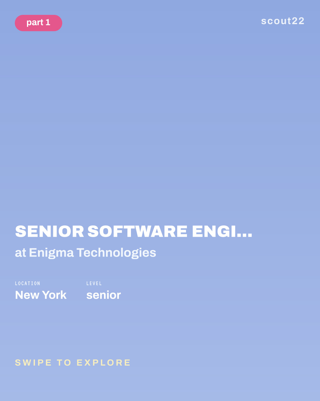 Senior Software Engineer, Match Team at Enigma Technologies