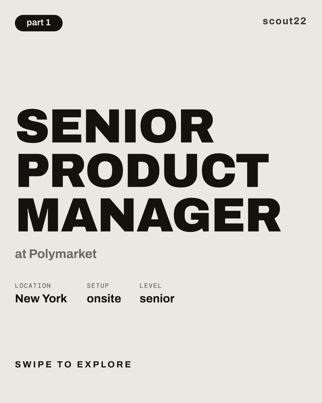 Senior Product Manager at Polymarket