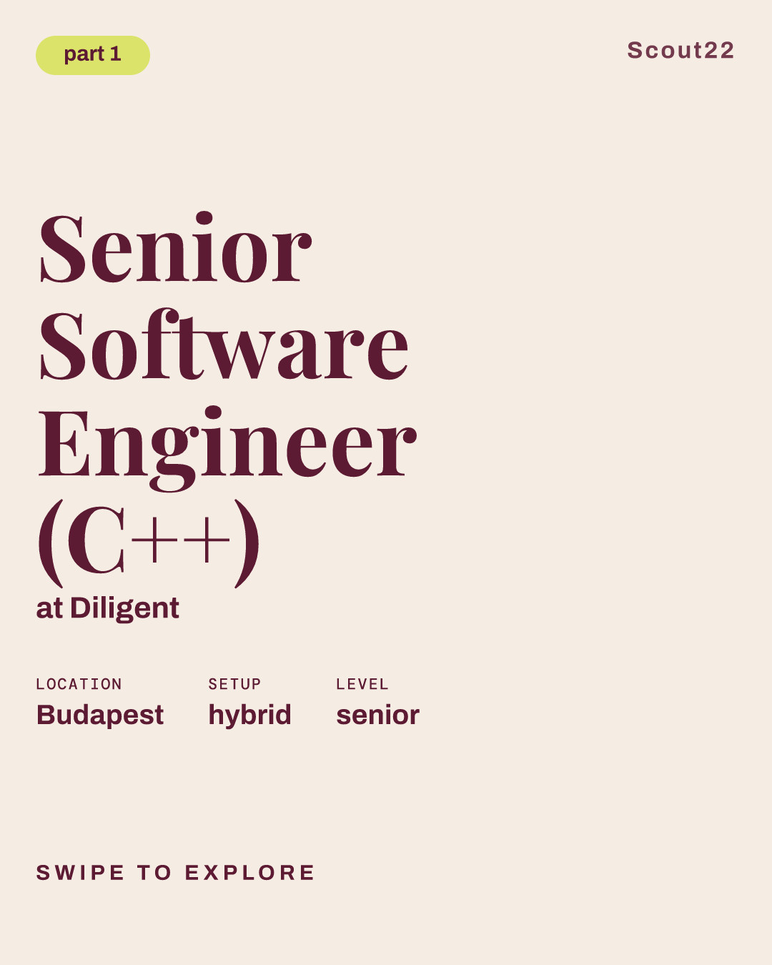 Senior Software Engineer (C++) at Diligent