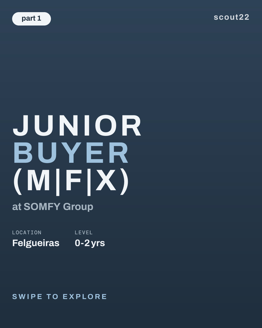 Junior Buyer (M|F|X) at SOMFY Group